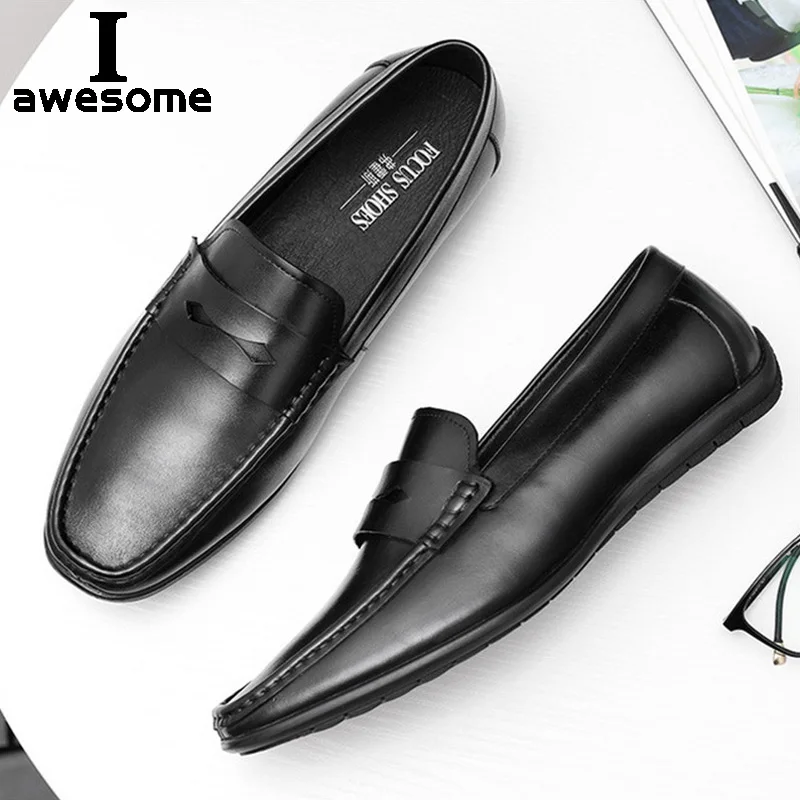 Lofers Luxury Loafer Men Genuine Leather Slip On Man Flats Handmade Casual Shoes Mens Car Business Driving Shoes Italian Black
Lofers Luxury Loafer Men Genuine Leather Slip On Man Flats Handmade Casual Shoes Mens Car Business Driving Shoes Italian Black