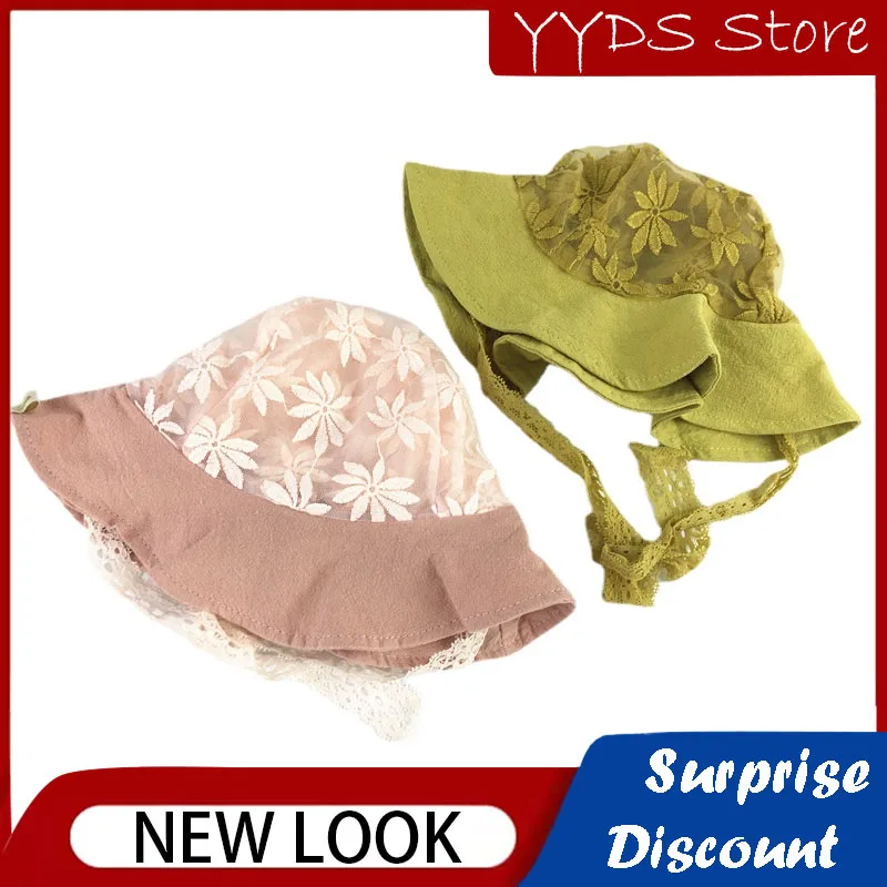 Children's Lace Flower Fisherman Hat 0~2 Years Old Spring and Summer Sun Protection Sun Hat Embroidery Lace Candy Color Sun Hat
Children's Lace Flower Fisherman Hat 0~2 Years Old Spring and Summer Sun Protection Sun Hat Embroidery Lace Candy Color Sun Hat