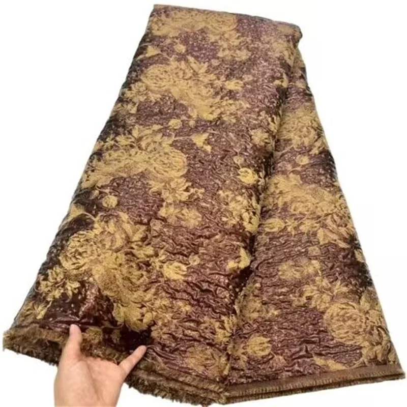 Gold High Quality African Nigerian Tulle Lace Fabric Organza Embroidery Guipure Party Green Gown Dress Brocade Jacquard French
Gold High Quality African Nigerian Tulle Lace Fabric Organza Embroidery Guipure Party Green Gown Dress Brocade Jacquard French