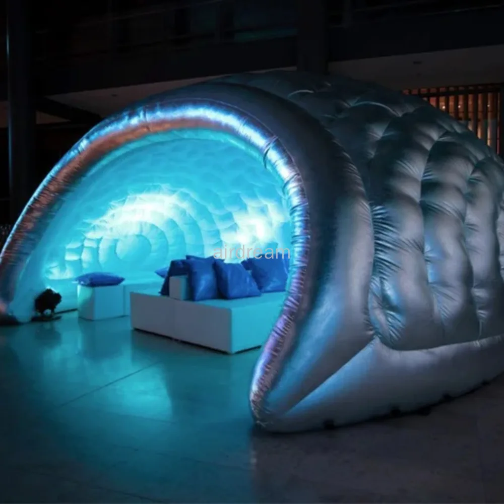 Commercial Inflatable Luna Shelter Tent half dome,half-sphere iglooo tent,trade booth air shelter for events with LED lights
Commercial Inflatable Luna Shelter Tent half dome,half-sphere iglooo tent,trade booth air shelter for events with LED lights