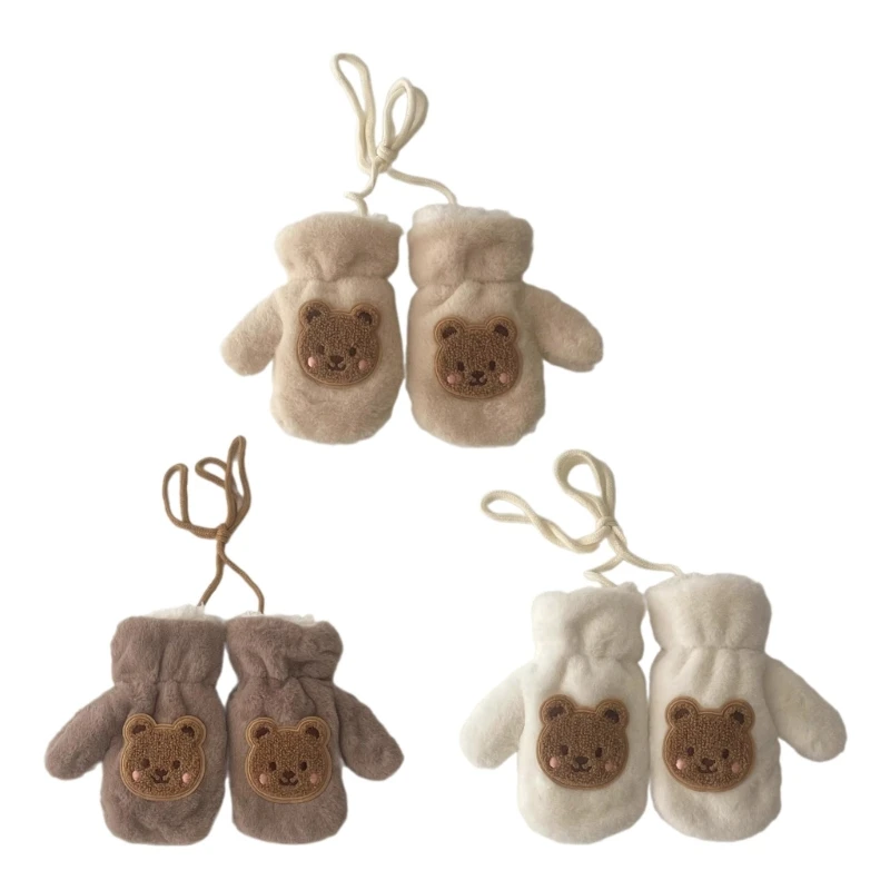 Bear Pattern Kids Plush Gloves Warm Hand Muffs Stylish Winter Mittens Cartoon Baby Full Finger Gloves for Infants 69HE
Bear Pattern Kids Plush Gloves Warm Hand Muffs Stylish Winter Mittens Cartoon Baby Full Finger Gloves for Infants 69HE