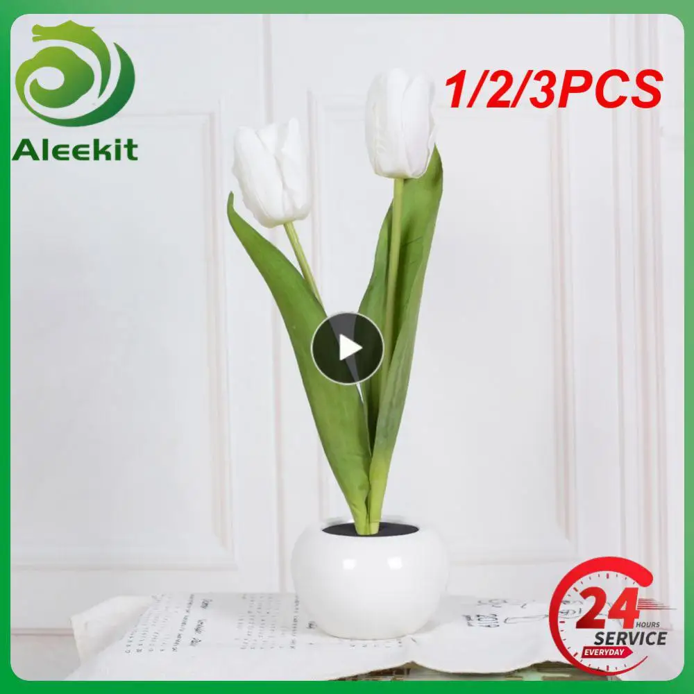 1/2/3PCS Tulip LED Flower Table Lamp Simulation Night Light Home Decoration Atmosphere Lamp Romantic Potted Gift for Office Room
1/2/3PCS Tulip LED Flower Table Lamp Simulation Night Light Home Decoration Atmosphere Lamp Romantic Potted Gift for Office Room