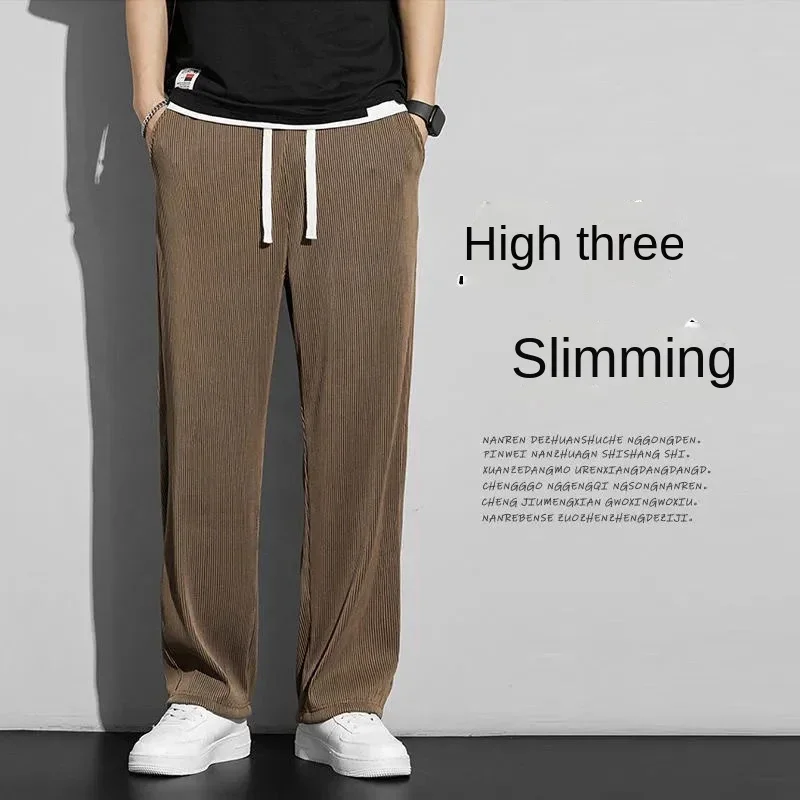 2023 Summer Cooling Ice Pants Men's Thin Korean Casual Floor Mop Pants Fashion Loose Straight Leg Wide Leg Pants Jogger Men
2023 Summer Cooling Ice Pants Men's Thin Korean Casual Floor Mop Pants Fashion Loose Straight Leg Wide Leg Pants Jogger Men