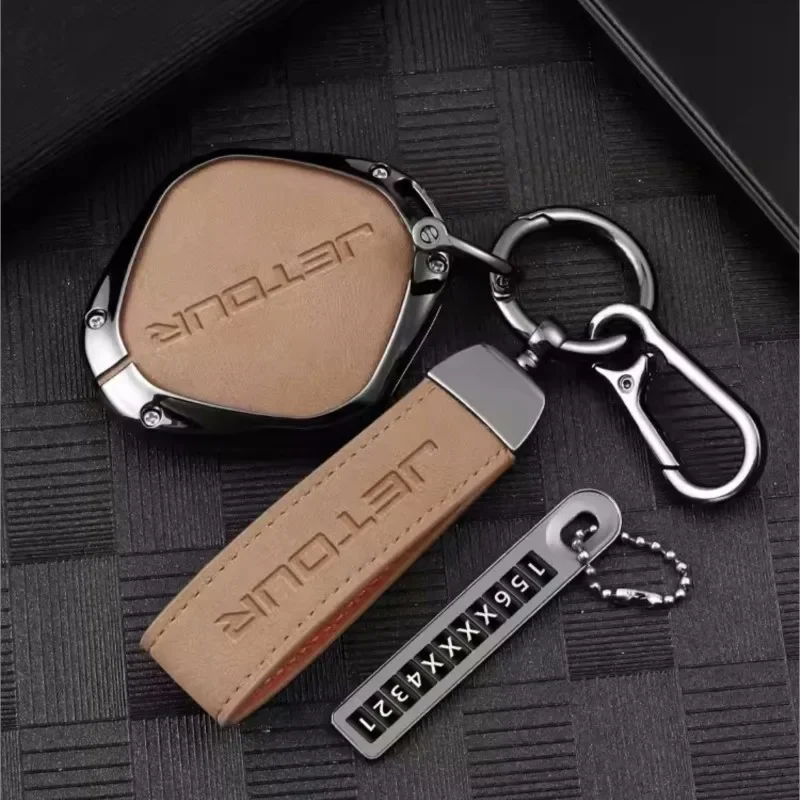 Leather Car Remote Key Fob Cover Case Holder Shell Bag For Chery Jetour Dashing X-1 Plus DTC IDM 2022 2023 Keychain Accessories
Leather Car Remote Key Fob Cover Case Holder Shell Bag For Chery Jetour Dashing X-1 Plus DTC IDM 2022 2023 Keychain Accessories