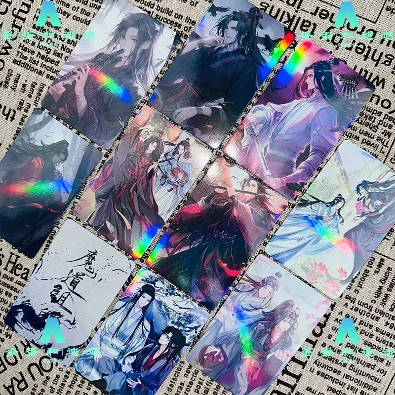 

Mo Dao Zu Shi 3 Inches Card Bookmark Lan Wangji Wei Wuxian Anime Book Clip Pagination Mark MDZS Cards Collection Stationery Gift