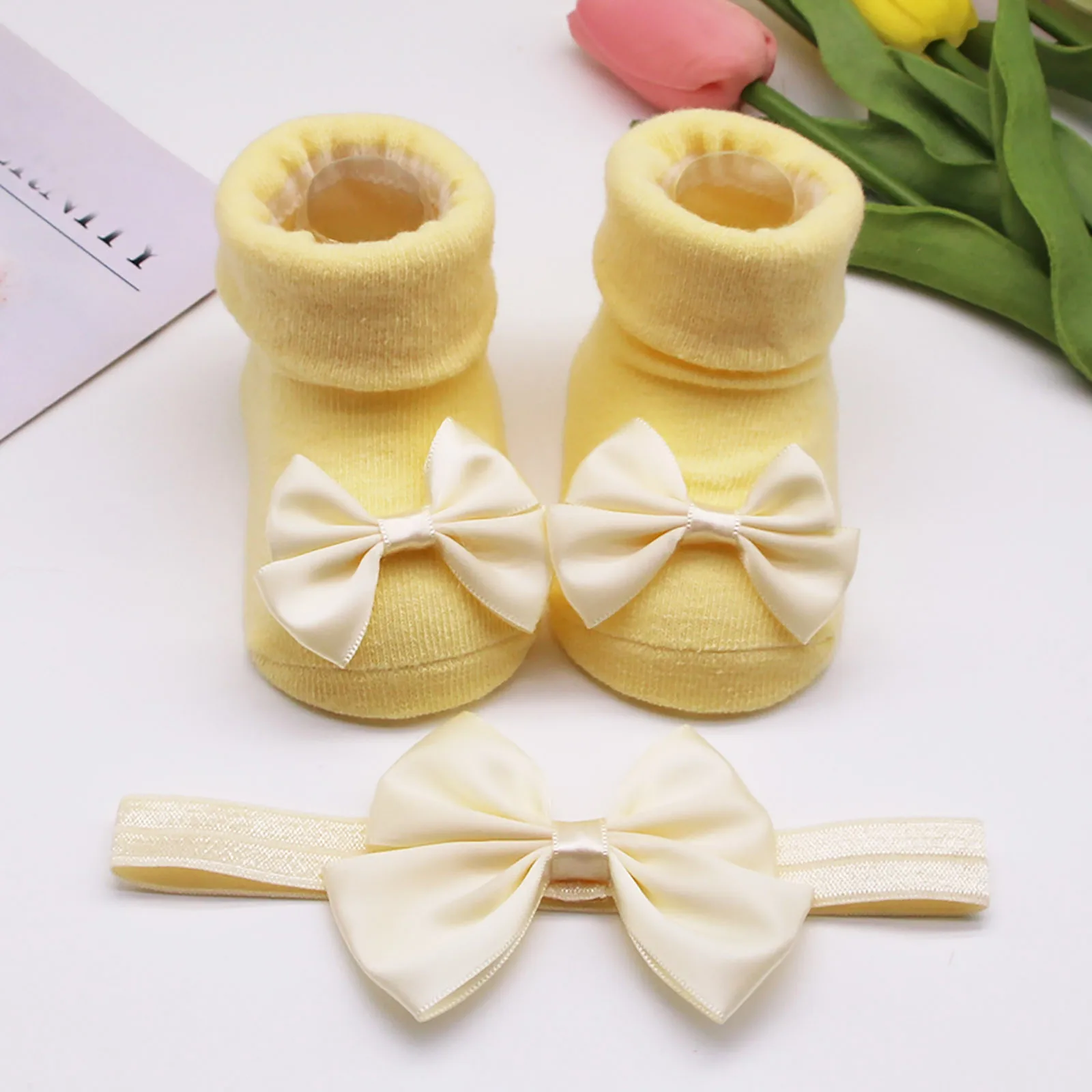 Baby Socks Soft Bottom Toddler Shoes Socks Bowkot Princess Socks Set Floor Socks 1 Pcs Socks+1 Pcs Bow Hairband Sets Anniversary
Baby Socks Soft Bottom Toddler Shoes Socks Bowkot Princess Socks Set Floor Socks 1 Pcs Socks+1 Pcs Bow Hairband Sets Anniversary