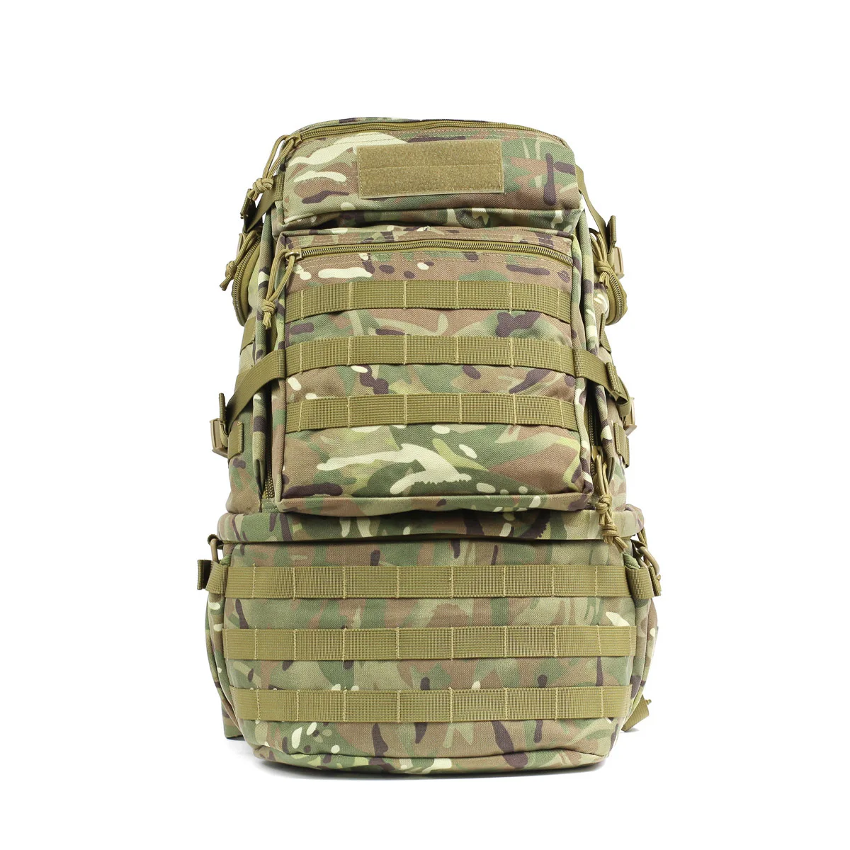 

1050D Nylon Outdoor Mountaineering Bag Tactical Backpack Hiking Bag Leisure Travel Riding Bag 55L