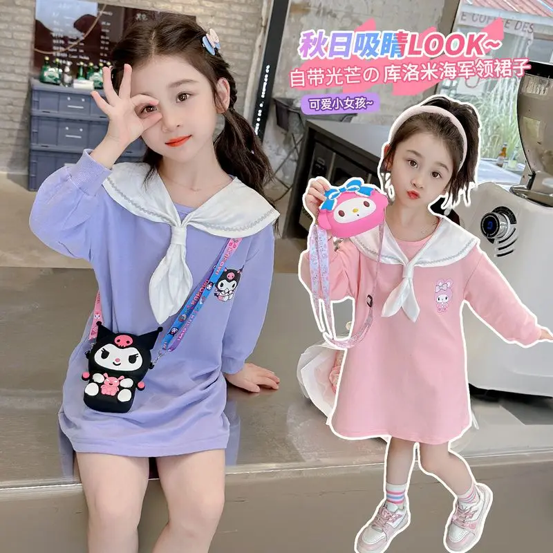 Kawaii Sanrio My Melody Dress Girl Girly Heart Anime Figure Spring and Autumn Navy Skirt Princess Dress Cartoon Sweet New Style
Kawaii Sanrio My Melody Dress Girl Girly Heart Anime Figure Spring and Autumn Navy Skirt Princess Dress Cartoon Sweet New Style