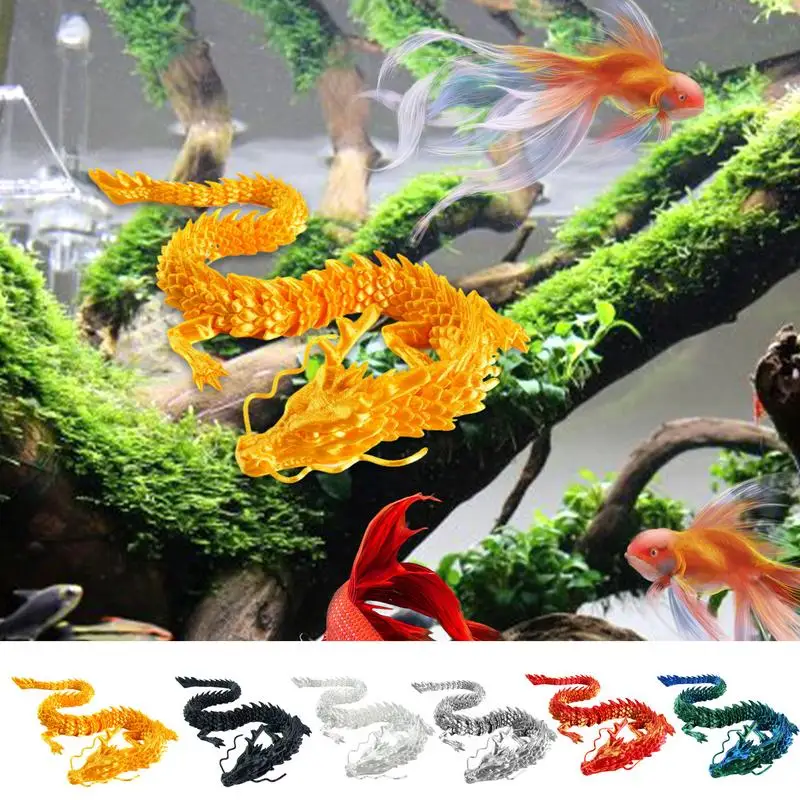 3D Printed Articulated Dragon Chinese Dragon Flexible Realistic Made Ornament Toy Model Home Office Decoration Decor Kids Gifts
3D Printed Articulated Dragon Chinese Dragon Flexible Realistic Made Ornament Toy Model Home Office Decoration Decor Kids Gifts