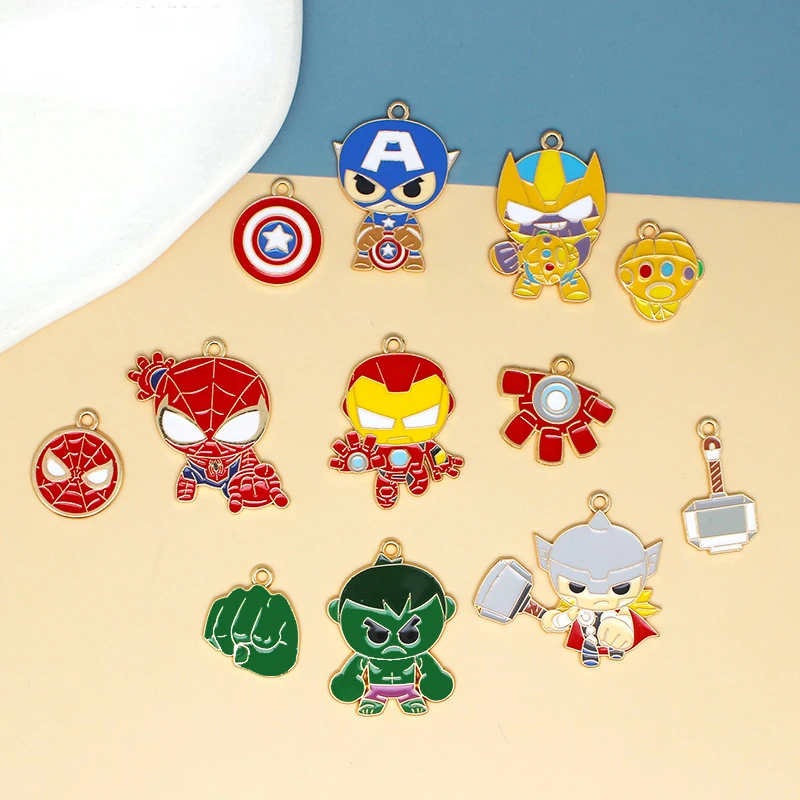 Disney Super Hero Charm Enamel Movie Pendant Fashion Diy Jewelry Accessories Keychain Necklace Supplies
Disney Super Hero Charm Enamel Movie Pendant Fashion Diy Jewelry Accessories Keychain Necklace Supplies