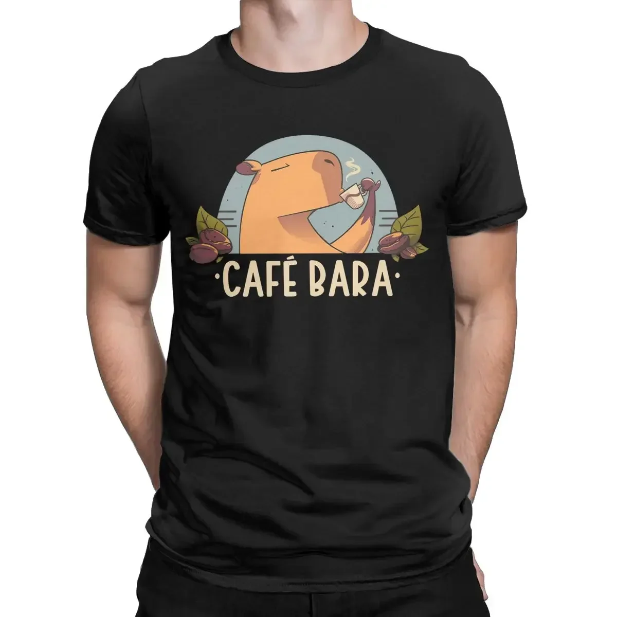 CAFEBARA Capybaras Like Coffee T-Shirt Birthday Gift Tops For Men Cute Vintage Cotton Tees Round Neck Short Sleeve 2024 T Shirts
CAFEBARA Capybaras Like Coffee T-Shirt Birthday Gift Tops For Men Cute Vintage Cotton Tees Round Neck Short Sleeve 2024 T Shirts