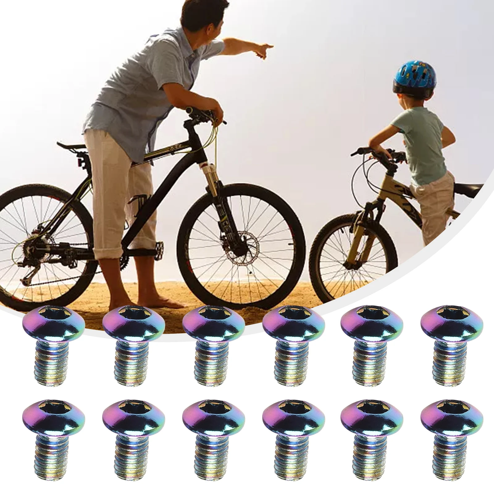 Bolts Nut Screw 12 Pack Bicycle Brake Disc Brake Rotor Colorful DNM Mountain Bike PRO Oil Slick Stainless Screws
Bolts Nut Screw 12 Pack Bicycle Brake Disc Brake Rotor Colorful DNM Mountain Bike PRO Oil Slick Stainless Screws