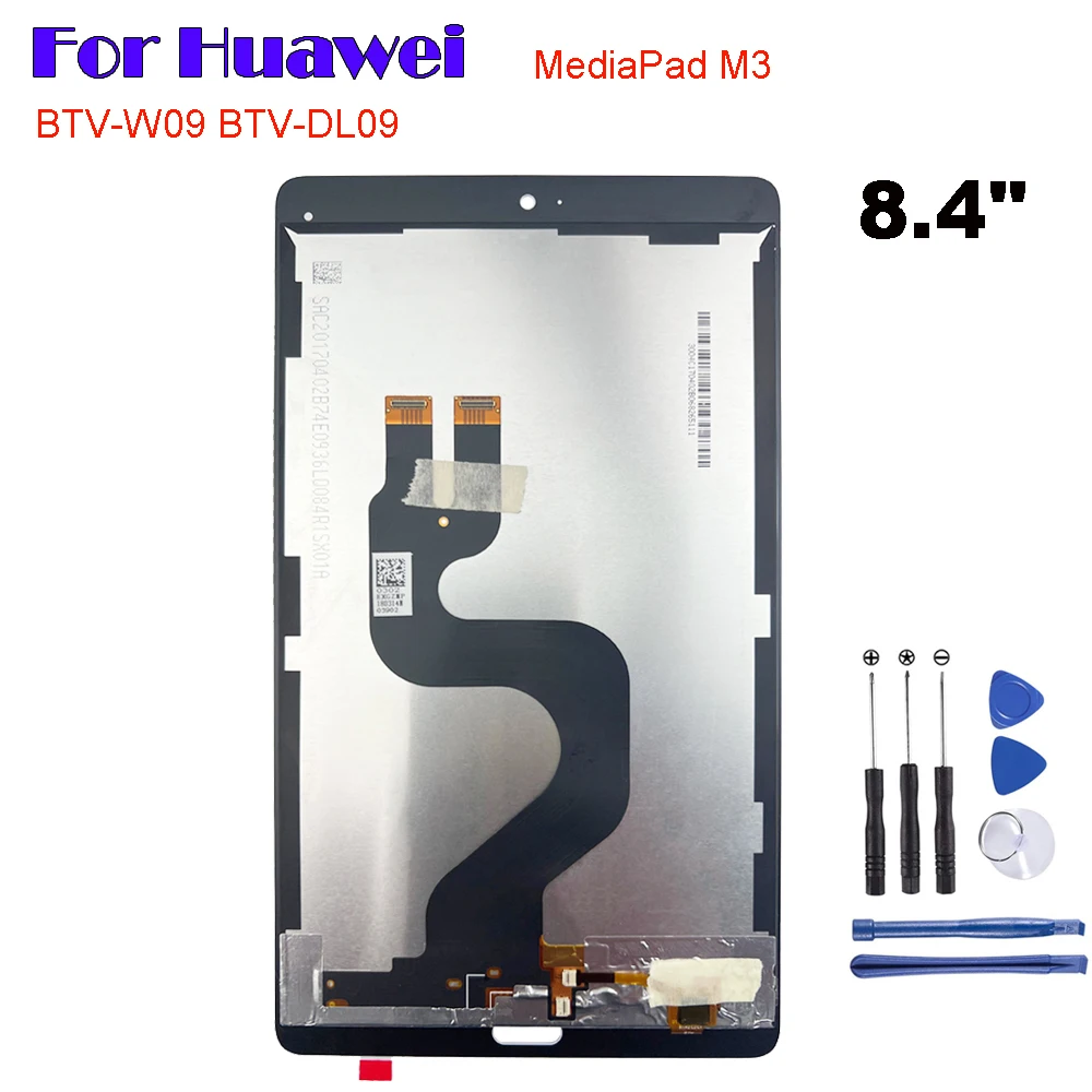 

AAA+ For Huawei MediaPad M3 8.4" BTV-W09 BTV-DL09 LCD Display Touch Screen Digitizer Glass Assembly Repair Parts