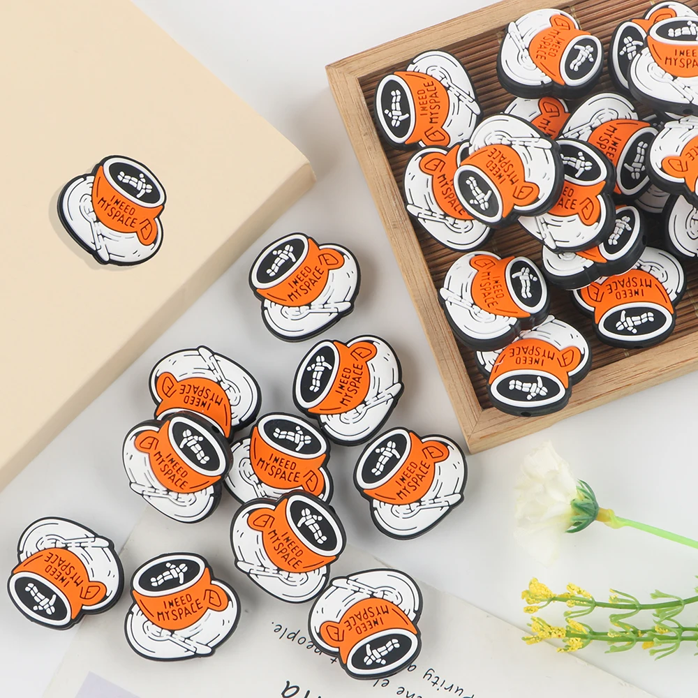 Kovict 50-200Pcs New Girl Silicone Beads Food Grade Coffee Cup Focal Bead For Jewelry Making DIY Bracelets Necklace Accessories
Kovict 50-200Pcs New Girl Silicone Beads Food Grade Coffee Cup Focal Bead For Jewelry Making DIY Bracelets Necklace Accessories