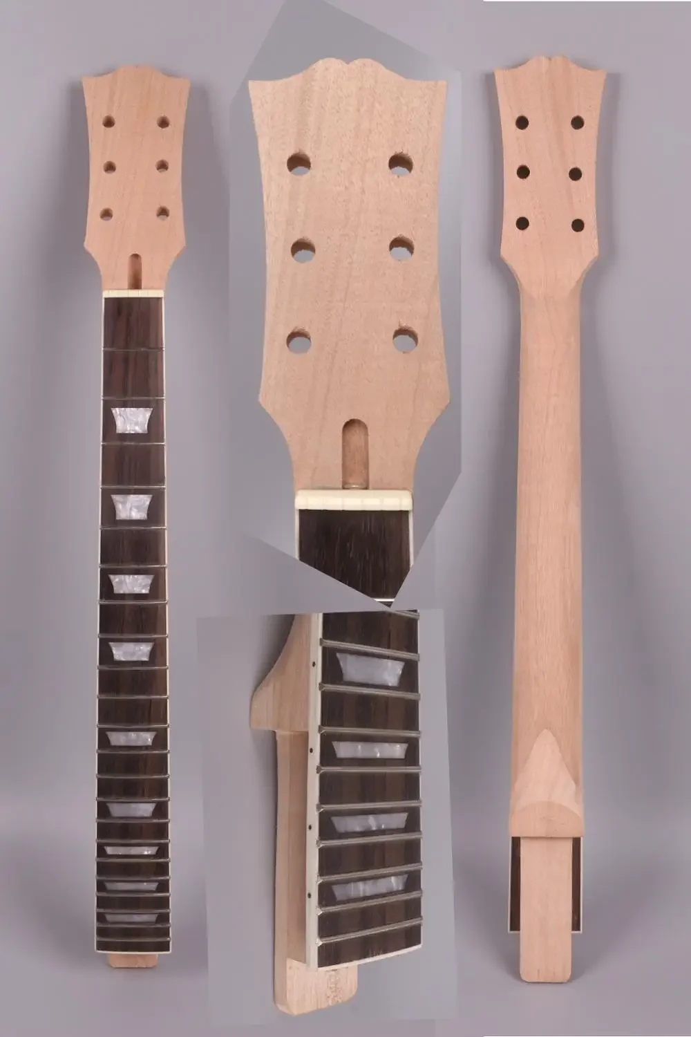 DIY 22 Fret Guitar Neck 24.75 Inch Rosewood Fretboard Trapezoid Inlay Glue on Style with Binding Unfinished High Quality
DIY 22 Fret Guitar Neck 24.75 Inch Rosewood Fretboard Trapezoid Inlay Glue on Style with Binding Unfinished High Quality