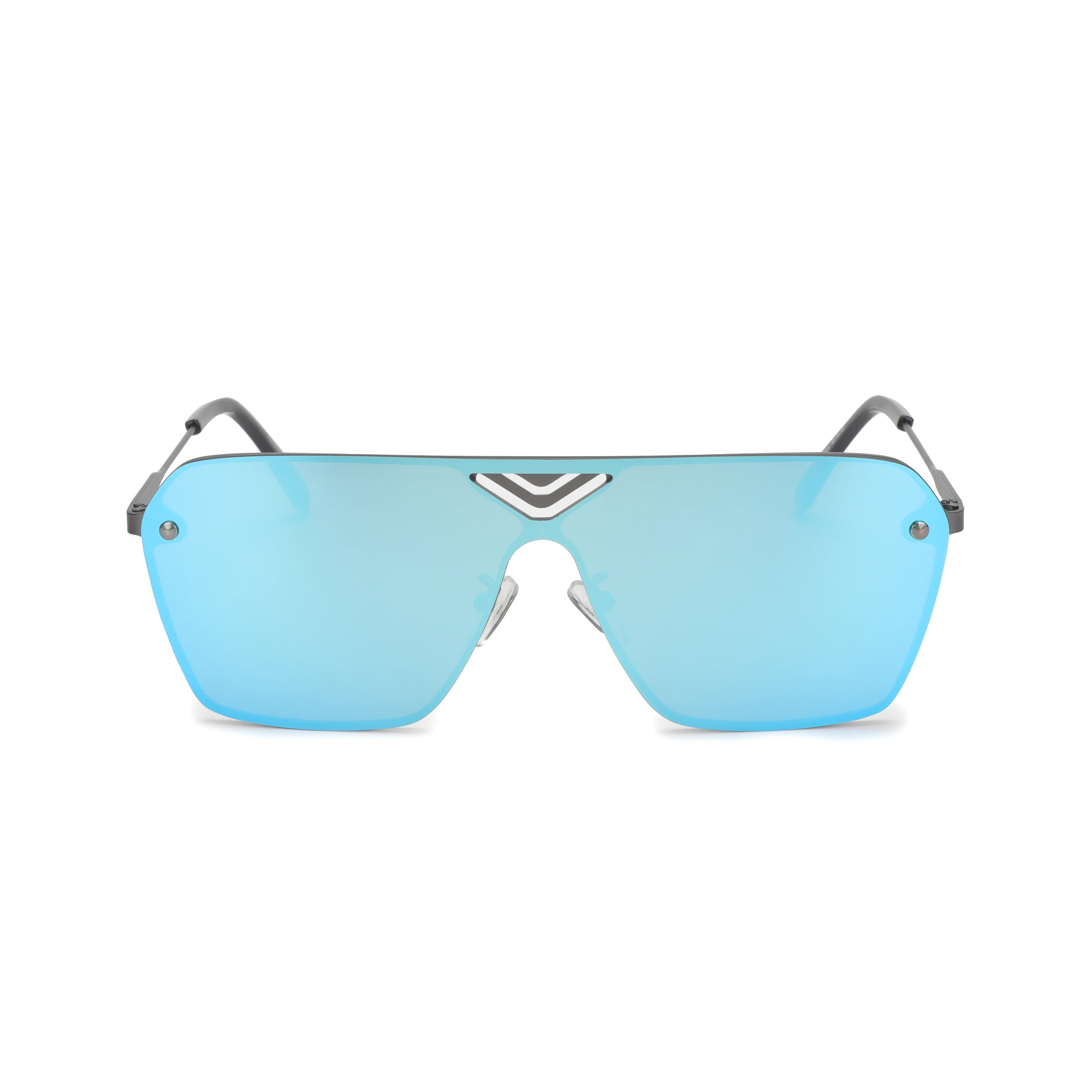

Women's Sunglasses Women 2024 Luxury New In Man Accessories Designer Vintage Apparel Blue Mirror Glasses Frameless UV400 LA1700