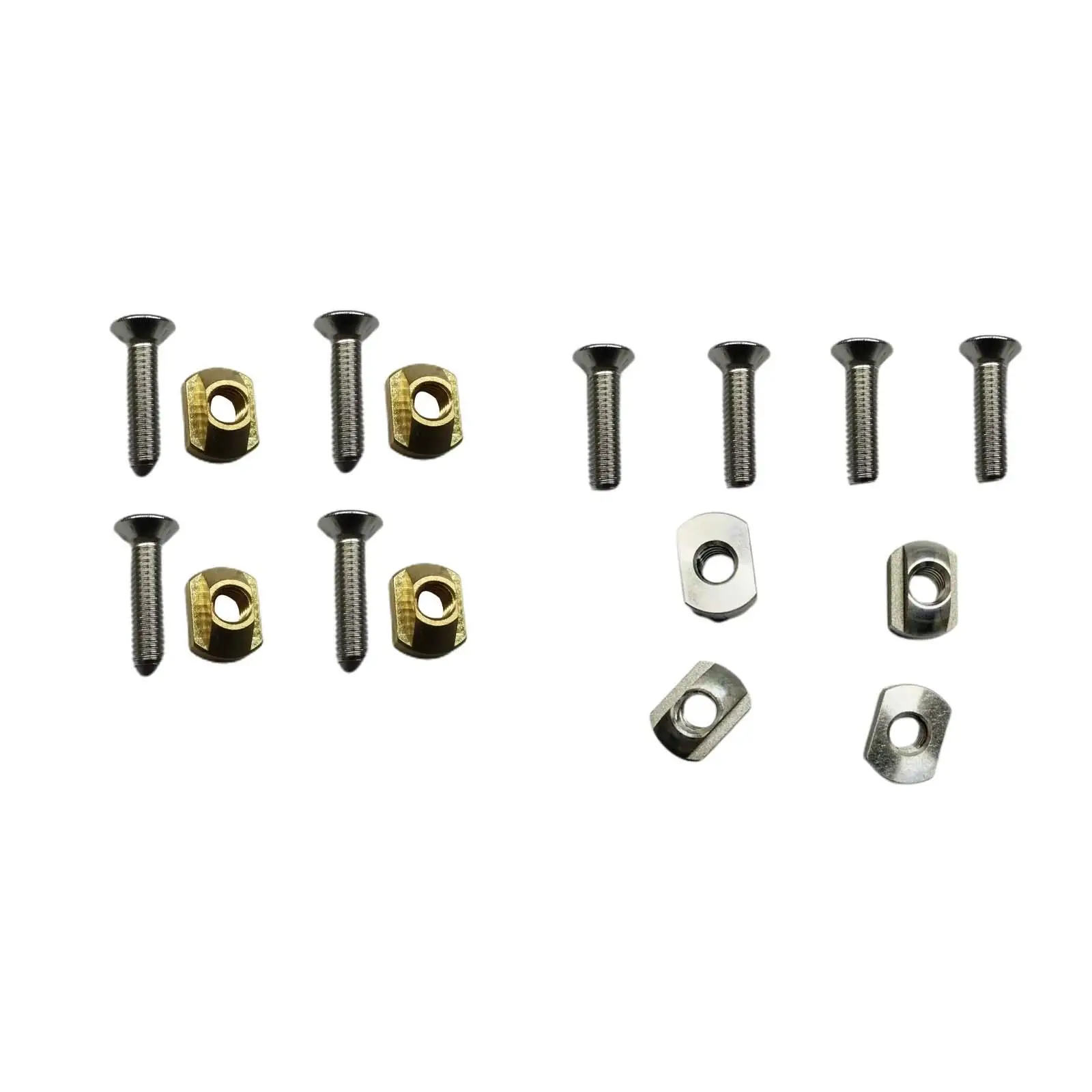 

4 Set Hydrofoil Mounting T Nuts M8 Hydrofoil T Nuts Set for Hydrofoil Tracks