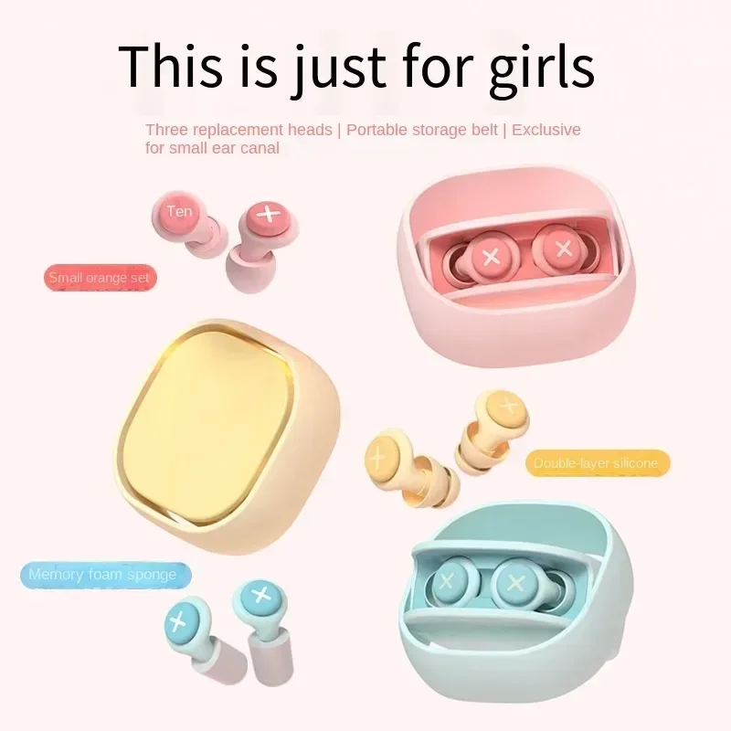 Silicone Earplug Sleep Noise Ear Plug Canceling Noise Reduction Soundproof Anti Soft Slow Rebound Protection Ears Foam Proof
Silicone Earplug Sleep Noise Ear Plug Canceling Noise Reduction Soundproof Anti Soft Slow Rebound Protection Ears Foam Proof