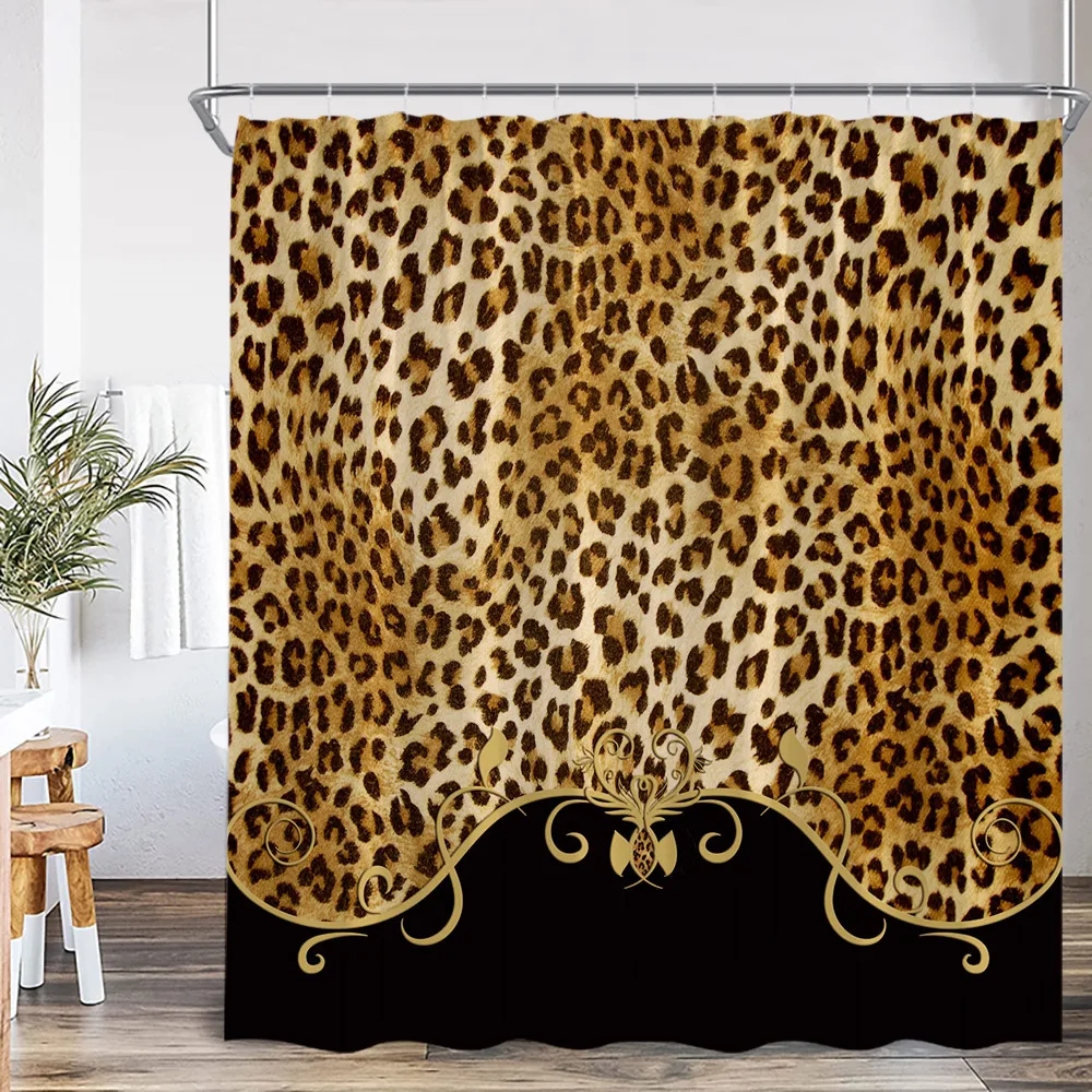 Leopard Pattern Shower Curtains Panther Stripes Fashion Bath Curtain Modern Aesthetic Bathroom Decoration Polyester Bath Curtain
Leopard Pattern Shower Curtains Panther Stripes Fashion Bath Curtain Modern Aesthetic Bathroom Decoration Polyester Bath Curtain
