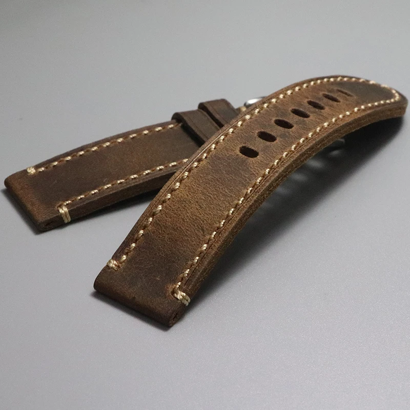 20 22mm Thick Handmade Cowhide Genuine Leather Watchband Derma Bracelet Brown Men Wrist Band Strap Accessories Retro Watch Belt
20 22mm Thick Handmade Cowhide Genuine Leather Watchband Derma Bracelet Brown Men Wrist Band Strap Accessories Retro Watch Belt