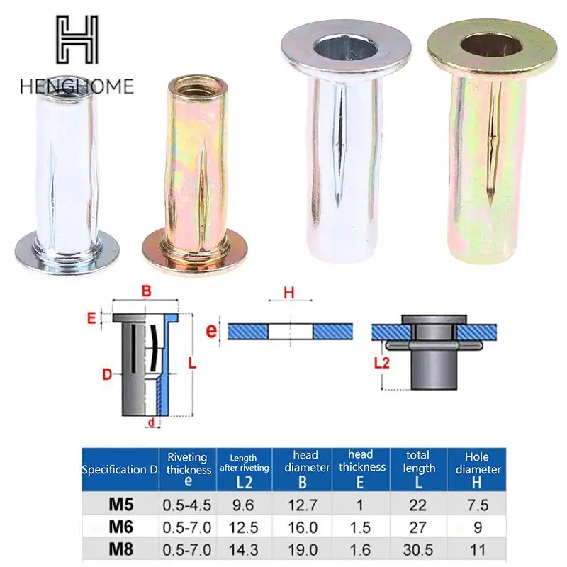 5PC M4 M5 M6 M8 Steel Petal Rivets Nut Pull Rivet Bolt Cap Slotted Color Zinc Plating Car License Plate Fixed Screw
5PC M4 M5 M6 M8 Steel Petal Rivets Nut Pull Rivet Bolt Cap Slotted Color Zinc Plating Car License Plate Fixed Screw