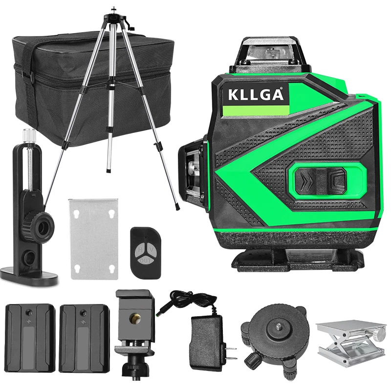 360 Laser level 16 Lines 4D Self-leveling Nivel Laser Cross Horizontal Vertical Green Beam Remote Control With Li-ion battery
360 Laser level 16 Lines 4D Self-leveling Nivel Laser Cross Horizontal Vertical Green Beam Remote Control With Li-ion battery