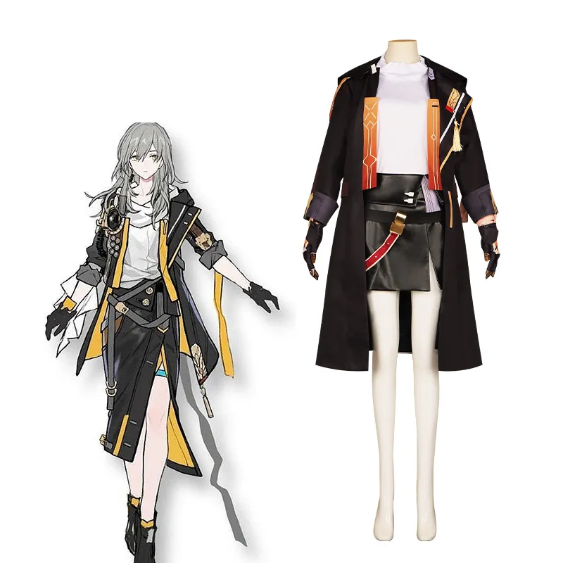 Anime Honkai Star Rail Costume Suit Female Trailblazer Cosplay Fancy Dress Big Size Trailblazer Trench Outfit Wig for Comic Con
Anime Honkai Star Rail Costume Suit Female Trailblazer Cosplay Fancy Dress Big Size Trailblazer Trench Outfit Wig for Comic Con