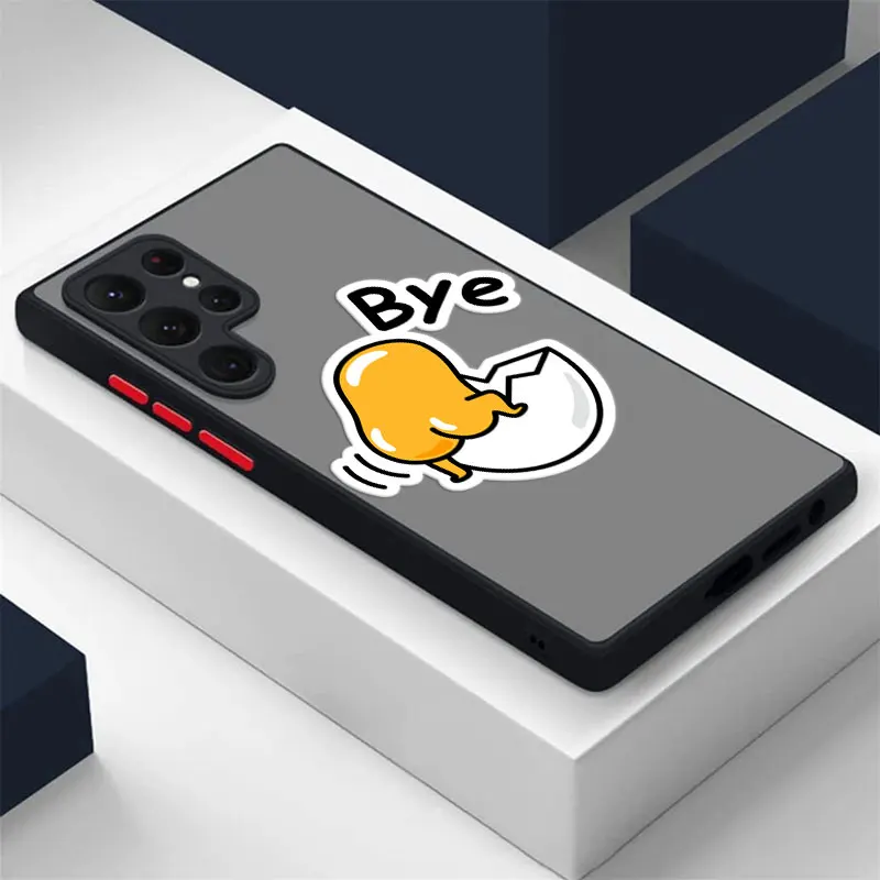 Cartoon Funny Gudetama Bye Phone Case For Samsung Galaxy S24 Case S23 Ultra S22 S21 S20 FE S10 Plus For Samsung S24 Note20 Cover Cartoon Funny Gudetama Bye Phone Case For Samsung Galaxy S24 Case S23 Ultra S22 S21 S20 FE S10 Plus For Samsung S24 Note20 Cover