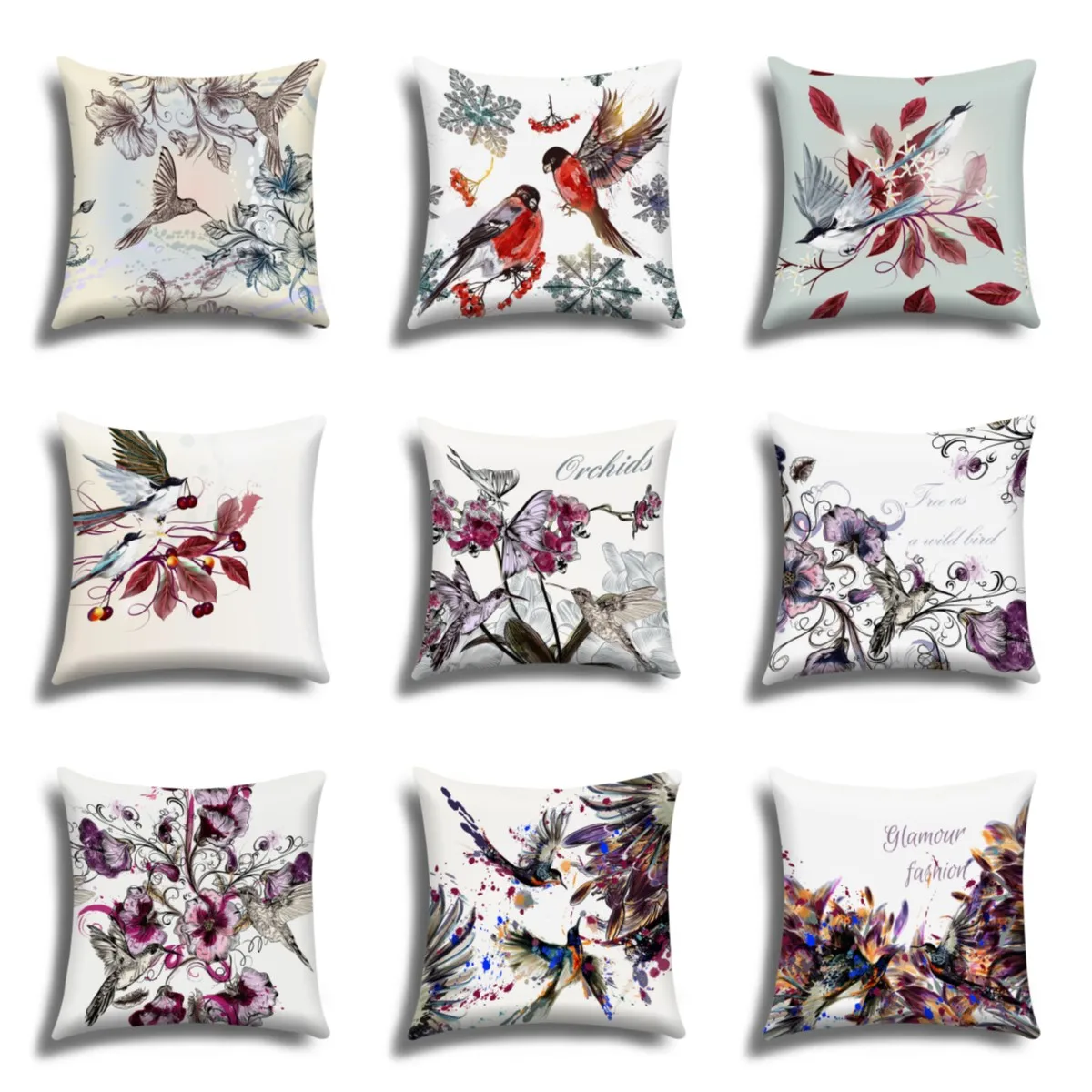 Painted flower and bird cushion cover, dream catcher pillowcase, home decoration, sofa cushion cover, customize your pattern
Painted flower and bird cushion cover, dream catcher pillowcase, home decoration, sofa cushion cover, customize your pattern
