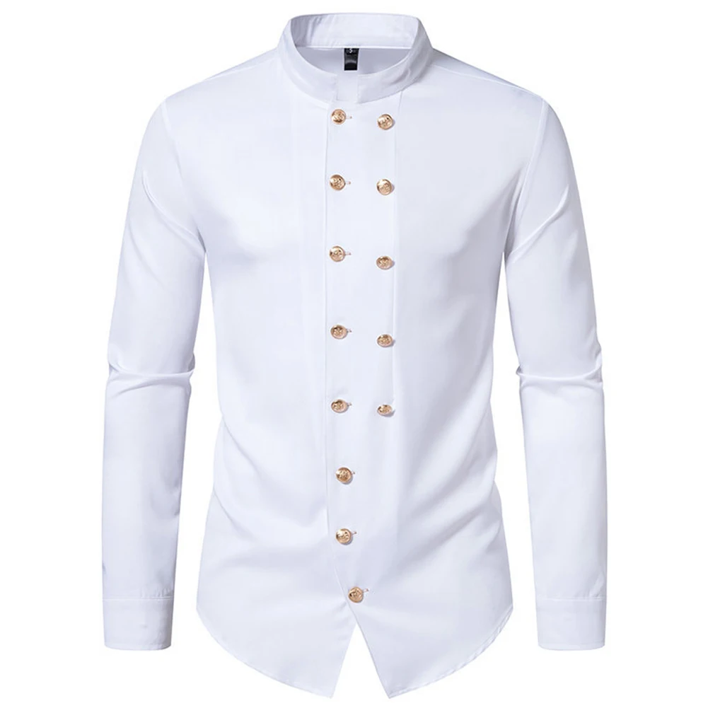 Blouse Breasted Shirt Daily Double Breasted Shirt For Vacation Henry Shirt Holiday Long Sleeve Men New Stylish
Blouse Breasted Shirt Daily Double Breasted Shirt For Vacation Henry Shirt Holiday Long Sleeve Men New Stylish