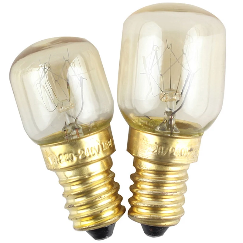 High Temperature Bulb 15W 25W E14 300 Degree Microwave Oven Light Bulbs Tungsten Filament steamer Lamp Bulbs Salt Light Bulbs!
High Temperature Bulb 15W 25W E14 300 Degree Microwave Oven Light Bulbs Tungsten Filament steamer Lamp Bulbs Salt Light Bulbs!
