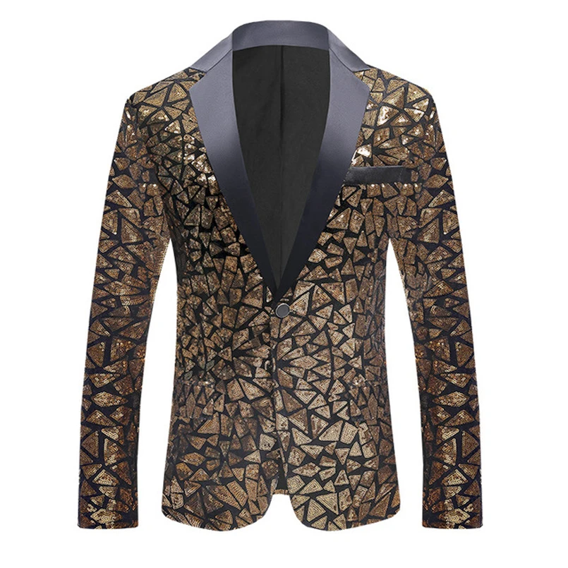 Men Singer Host Glitter Sequins Suit Jacket Pink Purple Blue Gold Lace Velvet Formal Slim Fit Coat Wedding Party costume
Men Singer Host Glitter Sequins Suit Jacket Pink Purple Blue Gold Lace Velvet Formal Slim Fit Coat Wedding Party costume