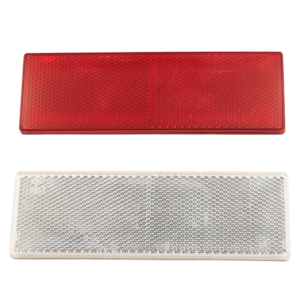 Car Safety Reflective Stickers 15x5cm 2Pieces Include Plastic Rectangular Red White 2PCS For Cars Easy To Install
Car Safety Reflective Stickers 15x5cm 2Pieces Include Plastic Rectangular Red White 2PCS For Cars Easy To Install