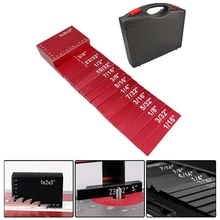 15pcs Setup Blocks Height Gauge Set Precision Aluminum Setup Bars for Table Saw Router Accessories Easy Read Marking Block
15pcs Setup Blocks Height Gauge Set Precision Aluminum Setup Bars for Table Saw Router Accessories Easy Read Marking Block