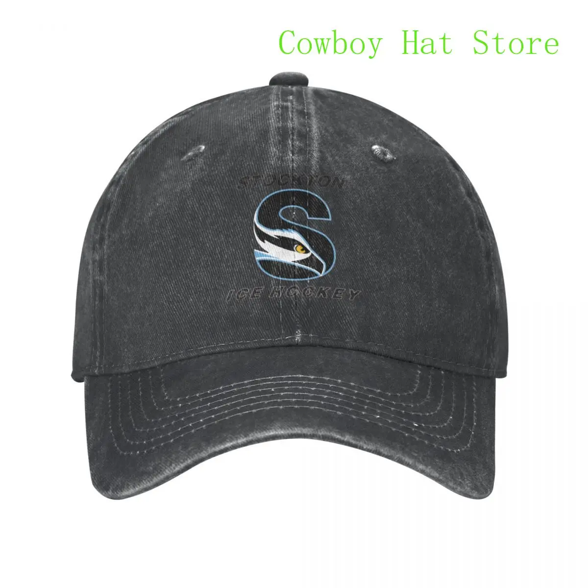 

Best Stockton Ice Hockey Baseball Cap Horse Hat Trucker Hat Mens Caps Women'S