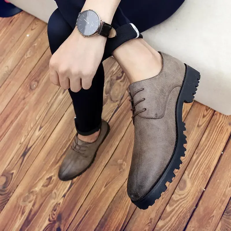 Elegant Men's Shoes Autumn Men's Formal Business Leather Shoes Low Top Solid Color Oxford Pointed Toe Work Shoes
Elegant Men's Shoes Autumn Men's Formal Business Leather Shoes Low Top Solid Color Oxford Pointed Toe Work Shoes