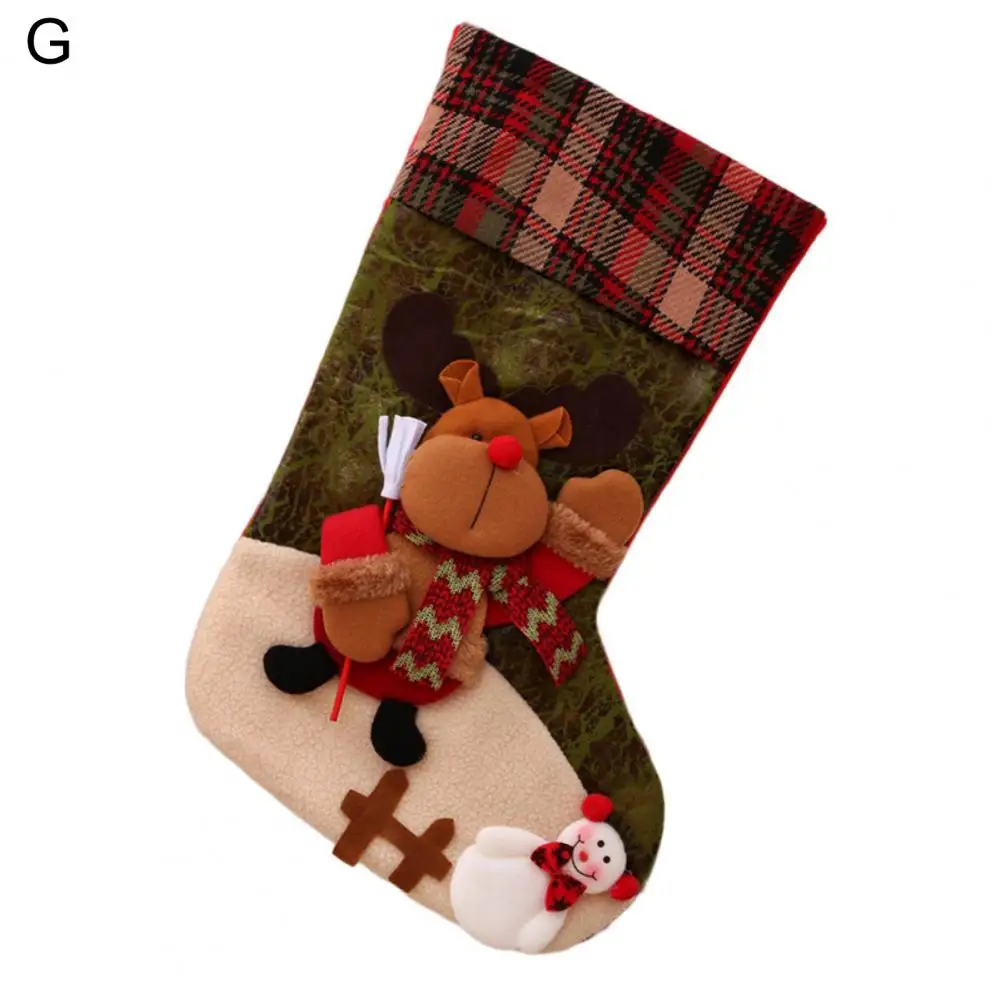 Durable Christmas Stocking Pendant Adorable Reusable Xmas Party Decor Stocking Pendant Christmas Gift Bag Christmas Sock 
Durable Christmas Stocking Pendant Adorable Reusable Xmas Party Decor Stocking Pendant Christmas Gift Bag Christmas Sock