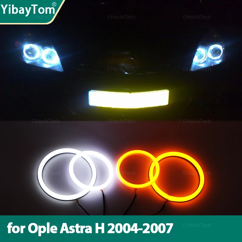 Cotton Switchback Turn signal Light Halo Rings DRL LED Angel Eyes Kit For OPEL Astra H 2004-2007 pre facelift Halogen headlight
Cotton Switchback Turn signal Light Halo Rings DRL LED Angel Eyes Kit For OPEL Astra H 2004-2007 pre facelift Halogen headlight