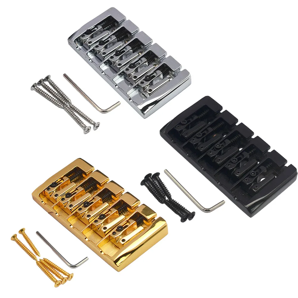 5 String Bridge Fixed Hard Tail Fixed For 5 String Bass Dual Use Guitar Parts 17MM Bass Fixed Bridge Gold/Silver/Black
5 String Bridge Fixed Hard Tail Fixed For 5 String Bass Dual Use Guitar Parts 17MM Bass Fixed Bridge Gold/Silver/Black
