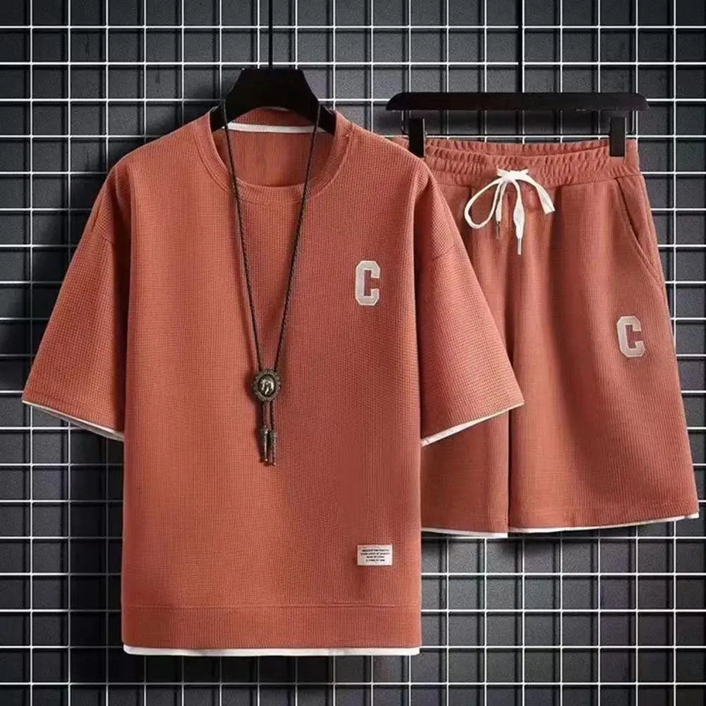 Men Activewear Men's Letter Print Sportswear Set with O-neck Short Sleeve T-shirt Elastic Drawstring Waist for Men for Men
Men Activewear Men's Letter Print Sportswear Set with O-neck Short Sleeve T-shirt Elastic Drawstring Waist for Men for Men