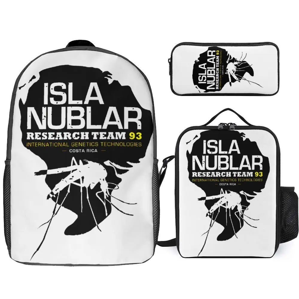 Набор 3 в 1, 17-дюймовый рюкзак, сумка для ланча, сумка для ручек, Исла нублар, исследовательская команда 2,0, для продажи, прочная зубная паста, уютные школы, высокое качество 
Набор 3 в 1, 17-дюймовый рюкзак, сумка для ланча, сумка для ручек, Исла нублар, исследовательская команда 2,0, для продажи, прочная зубная паста, уютные школы, высокое качество