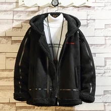 Winter Men Jacket Streetwear Long Sleeve Warm Outerwear Button Up Fluffy Plush Overcoats Men Clothing Punk Style
Winter Men Jacket Streetwear Long Sleeve Warm Outerwear Button Up Fluffy Plush Overcoats Men Clothing Punk Style