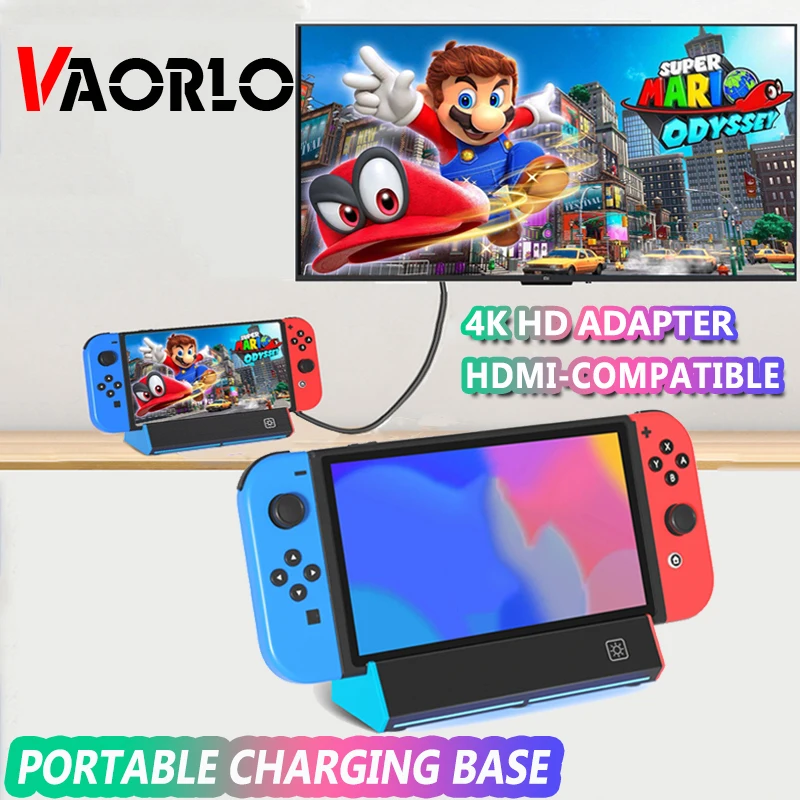 Switch Dock for Nintendo Switch/Nintendo Switch OLED Portable Switch TV Docking Station With Compatible With 4K HDMI Adapter
Switch Dock for Nintendo Switch/Nintendo Switch OLED Portable Switch TV Docking Station With Compatible With 4K HDMI Adapter