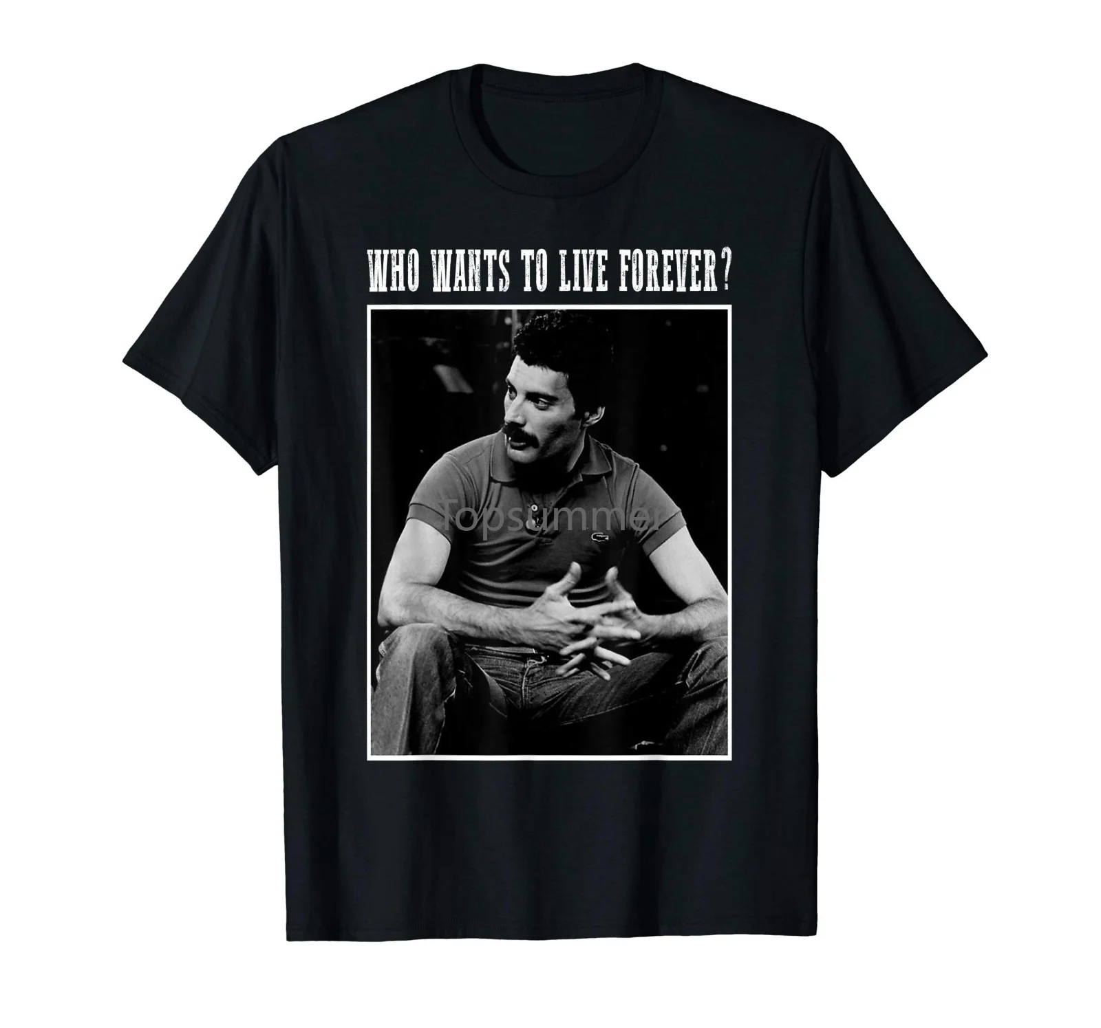Freddie Mercury Queen Rock Band Graphic T Shirt Black Cotton S-3Xl Mens Tops Cool O Neck T-Shirt Top Tee Plus Size Harajuku
Freddie Mercury Queen Rock Band Graphic T Shirt Black Cotton S-3Xl Mens Tops Cool O Neck T-Shirt Top Tee Plus Size Harajuku