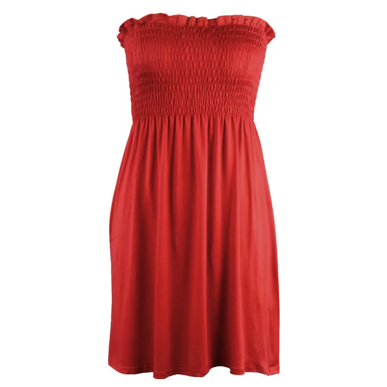 Solid Color Strapless Wrap Chesting Tube Top Dress For Women Ballgown Cocktail Sexy Strapless Off Shoulder Draped A-Line Dresses
Solid Color Strapless Wrap Chesting Tube Top Dress For Women Ballgown Cocktail Sexy Strapless Off Shoulder Draped A-Line Dresses