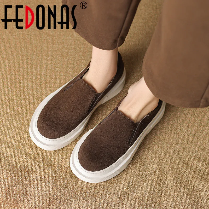 FEDONAS Thick Platforms Women Flats Fashion Round Toe Genuine Leather Leisure Working Casual Shoes Woman Spring Summer Basic New
FEDONAS Thick Platforms Women Flats Fashion Round Toe Genuine Leather Leisure Working Casual Shoes Woman Spring Summer Basic New