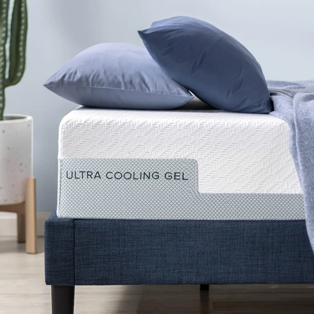 12 Inch Ultra Cooling Gel Memory Foam Mattress / Cool-to-Touch Soft Knit Cover / Pressure Relieving / CertiPUR-US Certified
12 Inch Ultra Cooling Gel Memory Foam Mattress / Cool-to-Touch Soft Knit Cover / Pressure Relieving / CertiPUR-US Certified