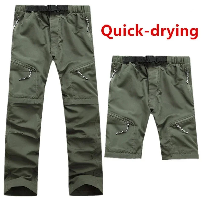 

Waterproof Hiking Pants New Summer Outdoor Shorts Men Camping Trekking Trousers Mountain Climbing Fishing Pants Sprots Shorts