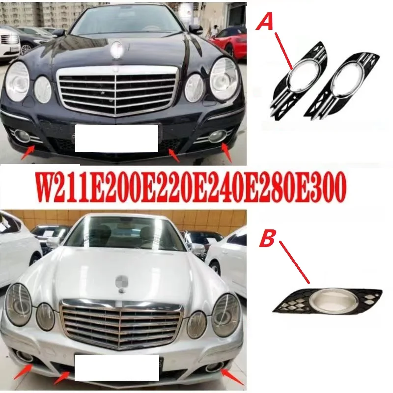 Передний бампер решетка противотуманная фара крышка для Mercedes Benz E-Class W211 2006-2008
Передний бампер решетка противотуманная фара крышка для Mercedes Benz E-Class W211 2006-2008