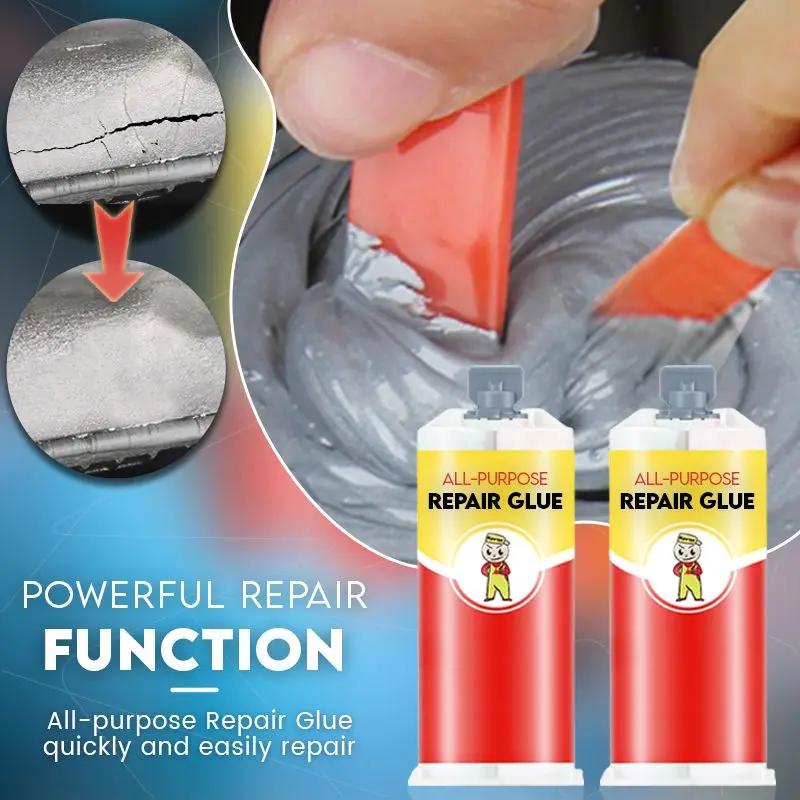 All-purpose Industrial Metal Repair Paste Glue Heat Resistance Cold Weld Metal Repair Paste A&B Adhesive Gel Casting Agent Tools
All-purpose Industrial Metal Repair Paste Glue Heat Resistance Cold Weld Metal Repair Paste A&B Adhesive Gel Casting Agent Tools